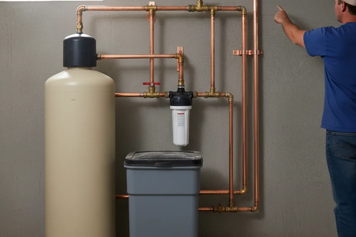 Whole-house water treatment system installed in Norwich
